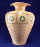 Turquoise star vase